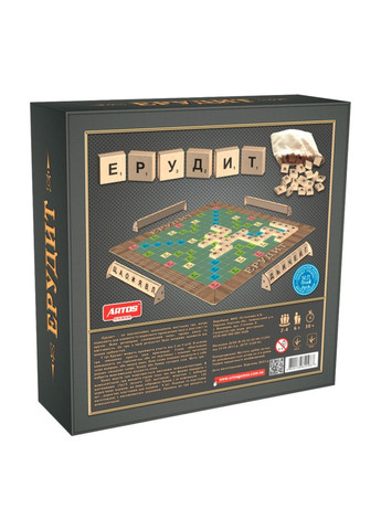 Настольная игра "Эрудит" 0987 деревянная Artos Games (365640724)