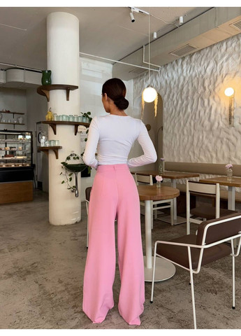 Брюки палаццо з преміальної костюмної тканини LUX (заміри в описі) DK/DL Мода без кордонів (364088216)