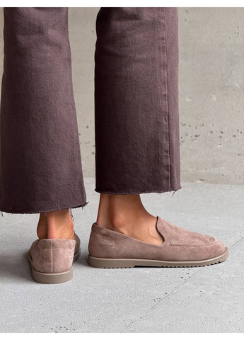 Женские лоферы nikart из натуральной замши – цвет кашемир. | темно-бежевые (355796216)