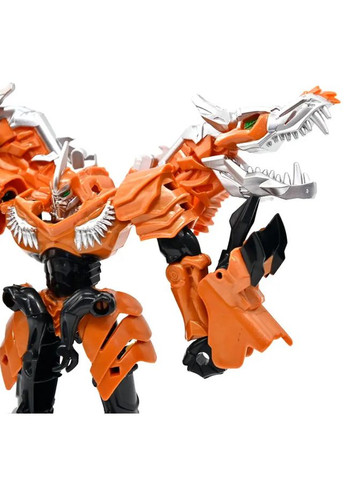 Трансформер робот-Динозавр 18-4-21 см Оранжевый (D 588-3) No Brand (322301135)