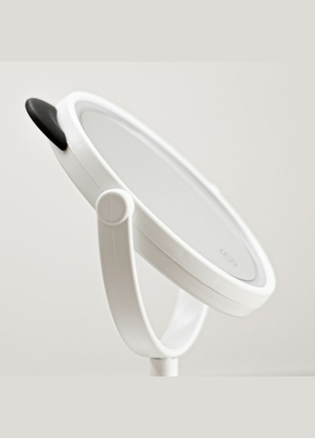 Дзеркало косметичне з LED підсвічуванням на підставці Біле La Rosa (322775476)