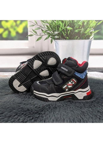 Темно-синие повседневные осенние ботинки демисезонные для мальчика Kimboo