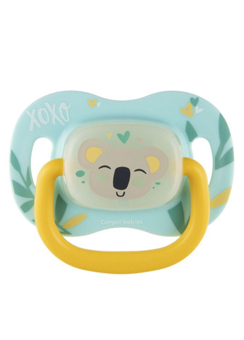 Пустышка силиконовая симметричная Коала Exotic 34/920_koal 0-6 месяцев Canpol Babies (348838839)