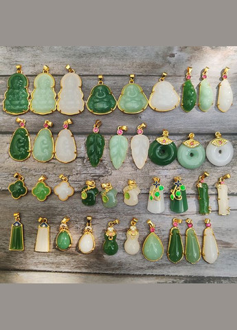 Кулон Фасоль, фисташкофого цвета No Brand (276328622)