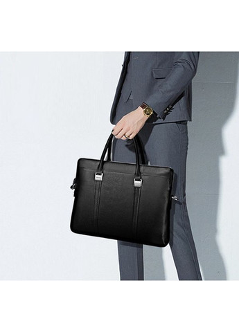 Чоловіча шкіряна сумка для документів чорна ProDobro (363259729)