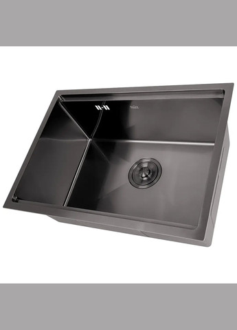 Кухонная мойка черная под столешницу 1.5 мм с PVD покрытием Nett NB-5742 (329997294)