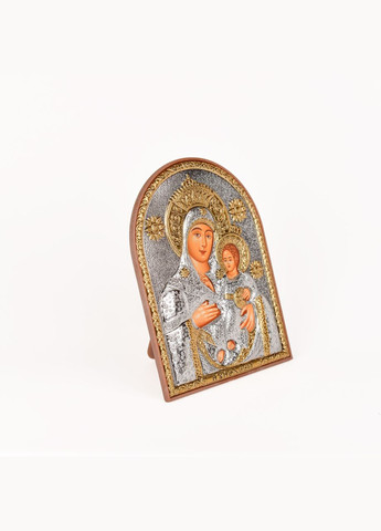 Вифлеемская Икона Божией Матери 4х5,6см арочной формы на пластиковом киоте Silver Axion (265446309)