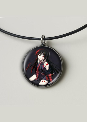 Набір підвіска (кулон) та брелок Аніме Вбивця акаме #01 (подарунковий набір) No Brand (332633143)