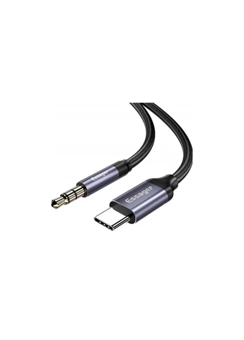 Кабель мультимедійний (ek23113) Essager USB-C to 3.5mm M 1.0m gray (392053574)
