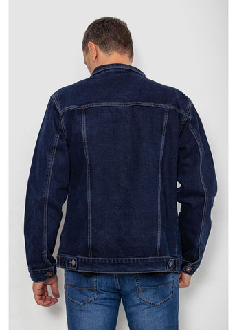 Темно-синяя демисезонная куртка мужская джинсовая, 244rma005 Ager