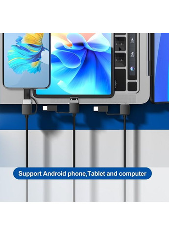 Мікроскоп цифровий портативний AN104 / кратність 1000X / OTG Micro USB / Type-C / підсвічування No Brand (322567964)