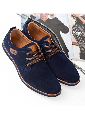 Туфлі чоловічі шнурки сині UFOPP (305847716)