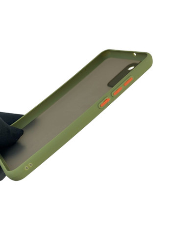 Чохол для телефона Galaxy M02S SM-M025 з високими бортами із захистом камери на самсунг м02с зелений Samsung (366386103)