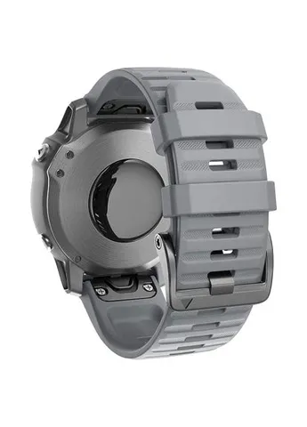 Ремешок для смарт-часов Silicone 22mm для Garmin Fenix 5/6 Grey (ARM60797) ArmorStandart Silicone 22mm для Garmin Fenix 5/6 Grey (400279391)
