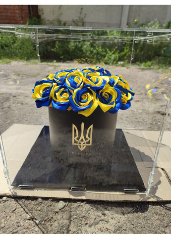 Букет в акриловому кубі No Brand (368672377)