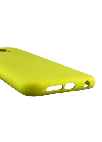 Чохол для Redmi Note 9S силіконовий з мікрофіброю нековзний на сяомі редмі нот 9с жовтий Xiaomi (366390602)