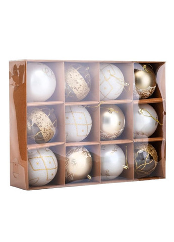 Набір ялинкових куль Зоряні Казки 12 шт, 10 см ELISEY (366321391)