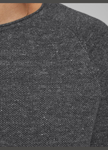 Темно-серый демисезонный светер JACK&JONES Hill 12157321