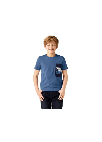 Синя літня футболка для хлопчика Pepperts