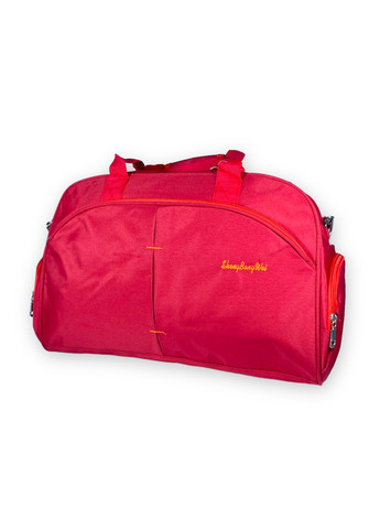 Дорожня сумка 1 відділ 2 бокові кишені кишеня на лицевій стороні розмір: 50*30*25 см червона SBW (286421489)
