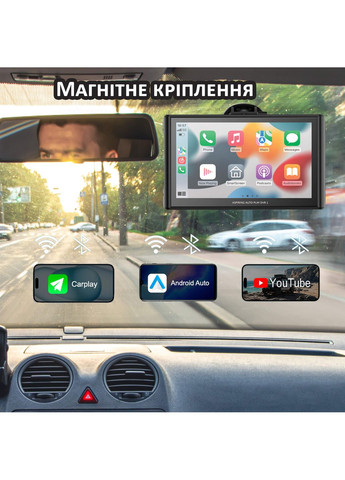 Auto Play DVR 1, Magnet, CarPlay, Android auto Aspiring (360561672)