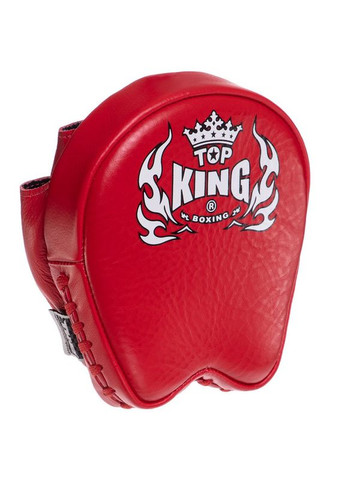 Лапа Изогнутая кожаная (2шт) KING Professional Pro (р-р 16x15x5см, ) (TKFMP_Красный) Top King Boxing (361437167)