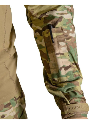 Комбінована лонгслів raid twill/sorona camo/tan Camotec