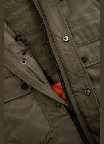 Оливковая (хаки) зимняя куртка Coccodrillo