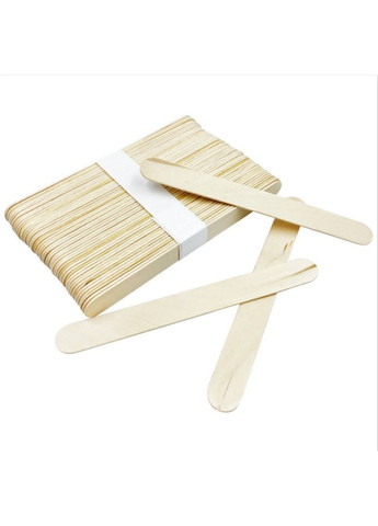 Набір дерев'яних шпателів 15*1,8 см 50 штук No Brand (321117875)