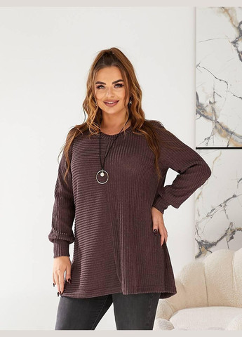 Туніка жіноча батальна S-198 52-54, Темно-коричневий Sofia (314860405)