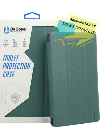 Чохол Tri Fold Soft TPU Silicone для Apple iPad Air 13" M2 2024 Dark Green (711470) BeCover (368679830)