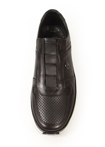 Черные кэжуал кроссовки с перфорацией Ridge без шнурков