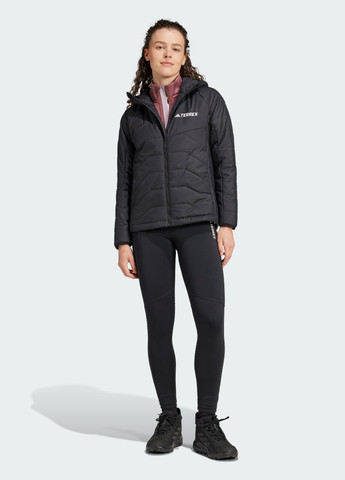 Чорна демісезонна куртка terrex multi synthetic insulated hooded adidas