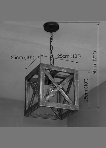 Подвесной светильник из дерева Малуанго капучино (ЛЮС-002309) No Brand (328082169)
