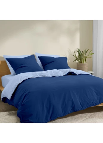 Евро постельное белье с простыней на резинке DENIM BREEZE CS1 (4822052441206) Cosas (393208869)