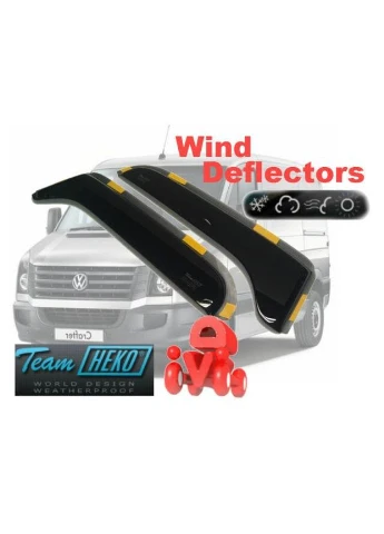 Дефлекторы вставные для MERCEDES SPRINTER 2006+ короткие Team Heko (398179004)