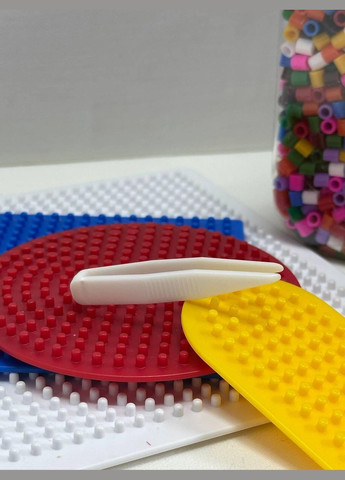 Набір форм для термомозаїки + пінцет IKEA PYSSLA (322832956)