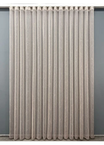 Тюль 1988т Льон Дощик капучино 250х270 см (42-1236) VR-Textil (392468491)