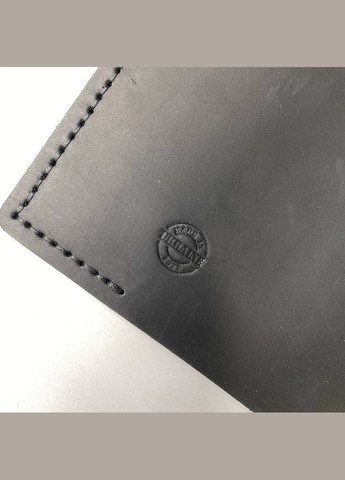 Паспортница Черная Home кожаная, стильная обложка на паспорт, практичный чехол из кожи с тиснением, No Brand (333705415)