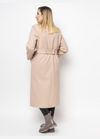 Бежеве демісезонне Пальто Віола кремовий 0355 Vlavi