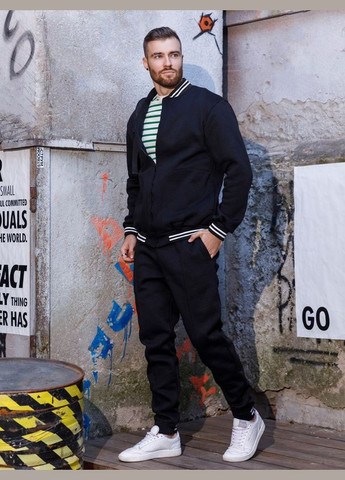 Спортивный костюм GN-448 черный ISSA PLUS (301277332)