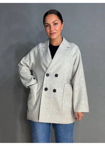 Жакет жіночий 2057 оверсайз подовжений з кишенями бежевий Lady yep (348791512)