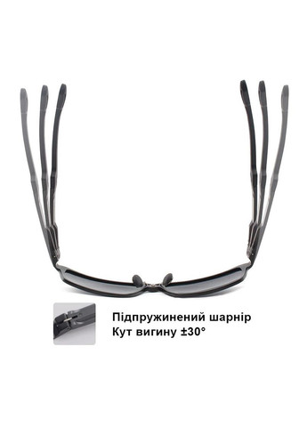 Мужские поляризационные солнцезащитные очки N7180 Gun Gray KINGSEVEN (303110840)