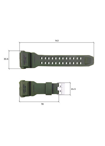Ремешок для часов Skmei 1637AG Army Green Modfit (341821951)