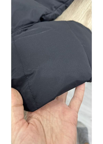 Чорний зимній дитячий зимовий комплект для хлопчика (куртка + комбінезон) брючний BabyStyle