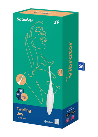 Вибратор-смарт c целенаправленной стимуляцией Twirling Joy, белый Satisfyer (303909299)