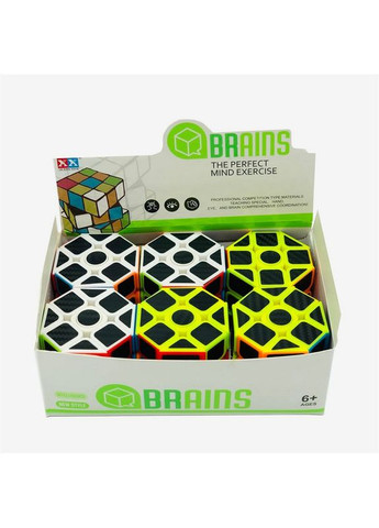 Кубик Рубіка Brains циліндр 5.5×5.5 см, 3D-головоломка-трансформер для дітей і дорослих No Brand (369365643)