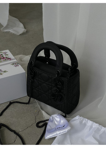 Сумка женская Mini Lady Bag Black Ultramatte Cannage матовый ( Prem) No Brand (369935780)