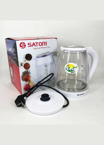 Электрочайник Satori SGK-4105-WT 1,8л, стильный чайник с подсветкой. China (291450043)