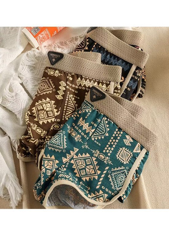 Трусы мужские боксерки с красивым принтом хлопок 100% Набор 3 шт No Brand (362590094)